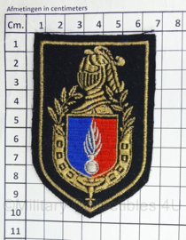 Franse Politie school embleem - 9,5 x 6,5 cm - origineel