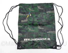 Rugzak www.Landmacht.nl Woodland promotie - 43 x 34 cm - origineel