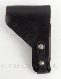 Antiek zwart lederen holster - 21 x 13 cm - origineel