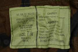 Korps Mariniers special forces Boonie Brim US - Woodland camo - gedragen - maat 7 1/4 - origineel