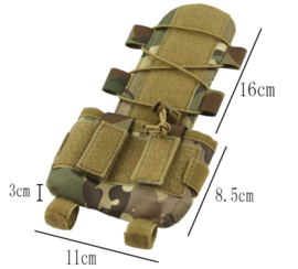 Tactical Night Vision contra weight  & Battery pouch Contragewicht tas voor MICH helm - US Marine Corps USMC Marpat camo