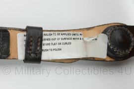Britse leger Belt Waist No1 Male with Brass Fitting koppel met schouderriem 2019 - zwart gemaakt - size 1 = omtrek 72 tm. 85 cm. - origineel