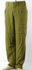 Israelische leger broek groen - maat 2 (buikomtrek 94 cm/binnen-beenlengte 80 cm) - origineel
