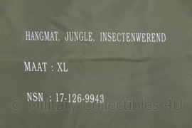 Defensie lege opbergtas Hangmat Jungle insectwerend - maat XL - 30,5 x 38 cm - origineel