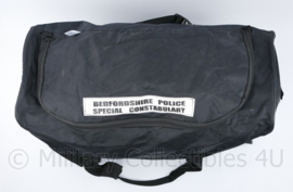 Zwarte sporttas goederen tas Britse Politie Bedfordshire Police Special Constabulary  - 75 x 32 x 35 cm - origineel