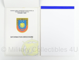 Turkse leger informatie brochure - Izmir - ATSTC -  Steadfast Move 2007 - 14 x 22 cm - origineel
