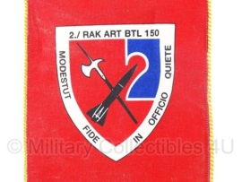 Vaandel BW Raket Art. Batl. 100 Bundeswehr Raket Artillerie Bataljon 100 - origineel