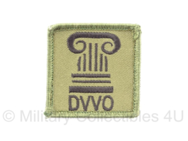 KL Nederlandse leger Defensie Verkeers- en Vervoersorganisatie DVVO eenheid borst embleem met klittenband - 5 x 5 cm - origineel