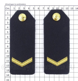 KM Koninklijke Marine schouder epauletten met rang "matroos der 1ste klasse" - origineel
