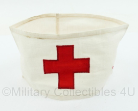 Vintage katoenen Rode kruis armband   - origineel