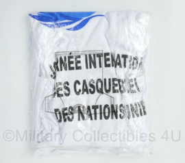 VN UN United Nations Journée Internationale des Casques Bleus des Nations Unies shirt - maat Large - nieuw in verpakking - origineel