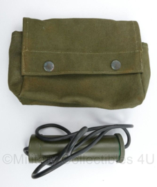 Defensie Sonde in canvas Tas voor Sonde - 17 x 6 x 13 cm - origineel