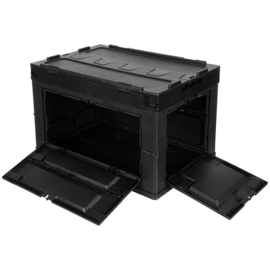 Kunststof kist opvouwbaar Black - 60 liter - nieuw