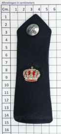 Belgische Politie Aspirant Officier epauletten PAAR - 14 x 5 cm - origineel