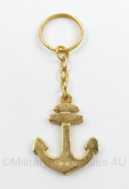 Sines Marine sleutelhanger goud - 10,5 x 4 cm - origineel