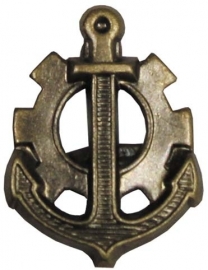 Metalen uniform speld - Marine - Navy - per PAAR - origineel