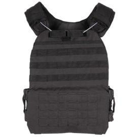 Tactical MOLLE Plate carrier vest, "Laser MOLLE" BLACK