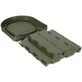 Opvouwbaar camping toilet - olijfgroen - nieuw