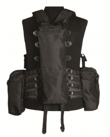 Tactical vest 12 pockets - zwart