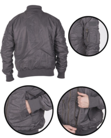 Tactical Flight Jacket Bomberjack - Wolfgrey Jas