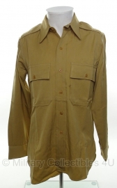 US officer khaki shirt overhemd lange mouw - size XS - True Fit US Army officers Regulation shirt - origineel WO2 US