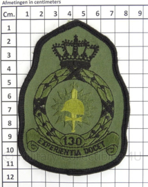 KLu Luchtmacht eenheid embleem 130e Squadron - zonder klittenband - afmeting 8 x 11,5 cm - origineel