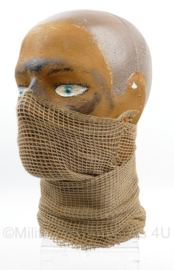 Piepschuim mannequin hoofd beschilderd met balaclava - 16 x 14 x 29 cm