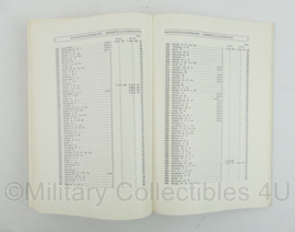 Handboek Naam en ranglijst der officieren van de KL en Klu 1965 - origineel