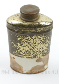 WO2 Britse Foot Powder in blikje 1 3/4 ounces 1940 - 5 x 3 x 9,5 cm - origineel