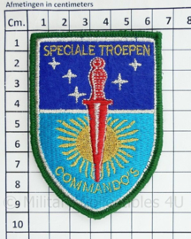 Nederlandse Speciale Troepen Commando's embleem 1950-1953 Nederlands Indie  - met klittenband 9 x 6,3 cm.