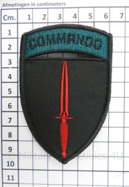 KCT Commando patch - met klittenband - 9 x 6 cm