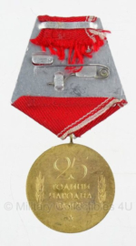 Russische medaille 25 JAAR - origineel
