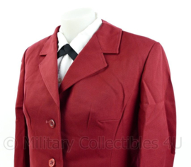 Spoorwegen dames uniform jas rood - meerdere maten - origineel