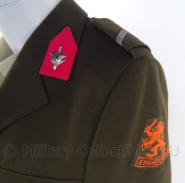 KL Koninklijke Landmacht DT jasje met rang "Wachtmeester" - "Militaire administratie" - 1982 - maat 49 - origineel
