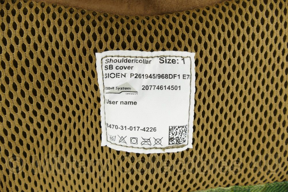 KL Size 1 Shoulder Collar Schouder SB Cover Schouder Voss (zonder ballistische inhoud) - nieuw - 52,5 x 2 x 35 cm - origineel