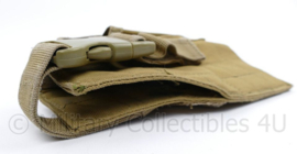 Defensie en US Army MOLLE holster coyote - 12 x 2,5 x 20 cm - origineel