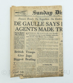 Sunday Sispatch krant  - June 3 1945 - NAAFI issue -  origineel