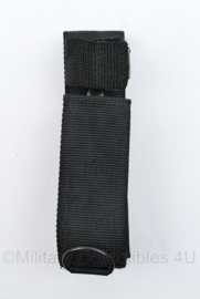 Defensie of politie zwarte koppeltas - 4,5 x 16 x 3,5 cm - origineel