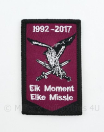 LMB Luchtmobiele Brigade 1992-2017 embleem - Elk Moment Elke Missie - met klittenband - 8 x 5 cm
