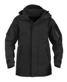 Gen II trilaminaat Regenjack met fleece voering - BLACK