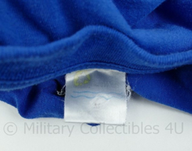 Korps Mariniers T-shirt met korte mouw - open dag marinierskazerne Savaneta Aruba 2010 - blauw - maat Medium - gedragen - origineel