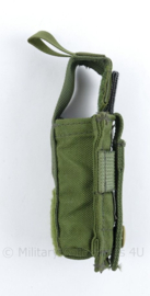 Defensie Korps Mariniers en US Army Eagle Industries MOLLE tas HARDCOVER M9 Single Magazin pouch pistol - 5,5 x 3,5 x 13,5 cm - nieuw - origineel