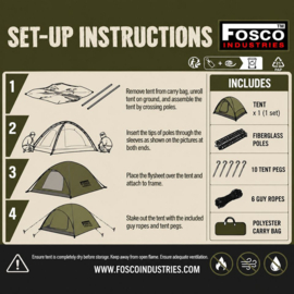 Fosco Scout 2-persoons tent