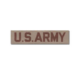 US "US Army" DESERT branch tape naamlint  - origineel