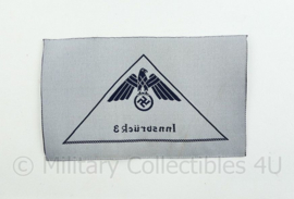 WO2 Duits DRK Deutsches Rotes Kreuz armel dreieck Innsbruck 3 donkerblauw - 13 x 8 cm - replica