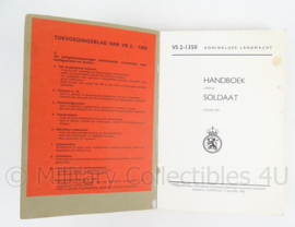 Boek "KL Handboek voor de soldaat VS 2-1350" - 1974 - origineel