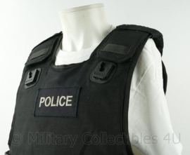 Politie Police  vest met ballistische kogelwerende en steekwerende inhoud en batonhouder - HOSDB/CAST-normen HG2/KR2/SP2 - maat XL - origineel