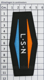 WO2 Landstorm Nederland patch - 11 x 5 cm - replica