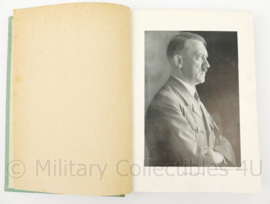 WO2 1938 Duits NSDAP boek "Wir Deutsche in der Welt" - 15 x 2 x 21,5 cm - origineel