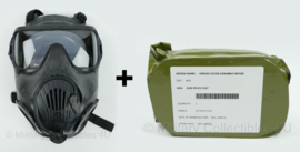US Army Avon Protection FM50 gasmasker MEDIUM met FM61 CBRN Filter PAAR  - NIEUW  - origineel